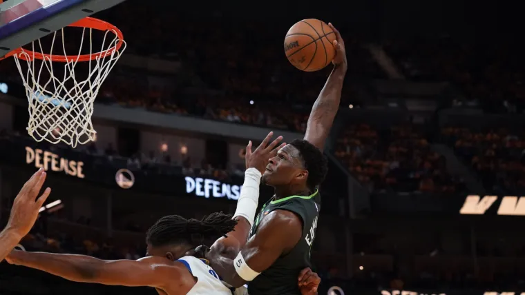 Anthony Edwards’ Second-Half Surge Powers Timberwolves Past Warriors 102-97, Takes 2-1 Series L