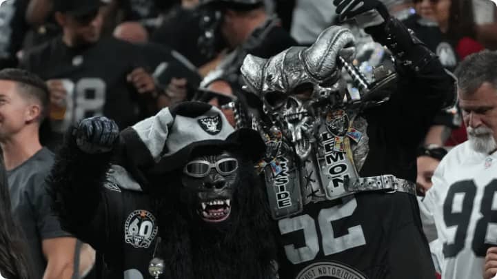 Study Names Raiders Fans NFL’s Most Profane Supporters, Igniting Debate on Fan Culture