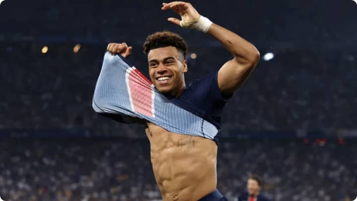Desire Doué: PSG’s Teenage Sensation Rewriting Football History at Just 19 Years Old